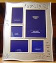 'Family' 5 Picture Multi Silver Photo Frame Gift