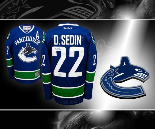 Daniel Sedin Vancouver Canucks Autographed Jersey
