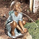 Frog & His Boy Garden Fountain