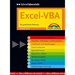Excel-VBA Schnellübersicht. Die praktische Referenz. (Gebundene Ausgabe)