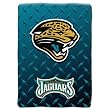 Jacksonville Jaguars Diamond Plate Raschel Blanket/Throw - NFL Football