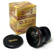 Opteka .22x Hi-Def Fisheye Lens for Canon EOS 20D 10D Digital Rebel 1D