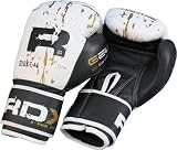 Auth RDX Pro Fight Cow Hide Leather Boxing Gloves Punch Bag-Size 10oz, 12oz, 14oz, 16oz