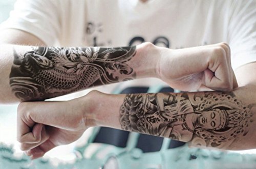 5 sheets fashion temporary tattoos body art arm stockin…
