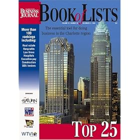 Charlotte Business Journal Book of Lists by