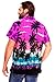 V.H.O. Funky Hawaiian Shirt, Shortsleeve, Beach, Purple, M