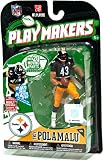 McFarlane Toys Pittsburgh Steelers Troy Polamalu Playmakers Series 1 Action Figurine
