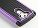 LG G3 Case, ULAK Dual Layer Rugged Impact Hard Hybrid Protective Case for LG G3 (Purple)