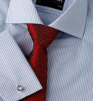 Sartorial Slim Fit Pure Cotton Bengal Striped Shirt