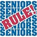 Sporting Goods : Seniors Rule! Temporary Tattoos
