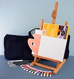 Art Essentials Oil Painting Set with Table Easel List $69.99