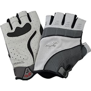 【クリックで詳細表示】OGK KABUTO(オージーケーカブト) EXG-2 フィンガーレスグローブ SILVER BLACK Lサイズ EXG-2