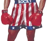 Adult Men's Rocky Balboa Boxing Costume Gloves