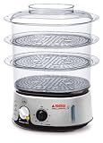SEB - VC101601 - Simply Invent - Cuiseur Vapeur - Inox / Noir