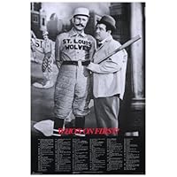 Abbott and Costello - Who's On First Poster 27x40 Bud Abbott and Lou Costello