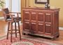 Bar Table and Stool Set in Warm Brown - Coaster