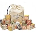A-B-C Alphabet Blocks in Canvas Sack