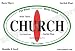 Church, San Diego, California Vinyl Surfing Decal Bumper Sticker for Cars, Trucks, Notebooks (The Point, River Mouth, The Cross)