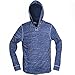 BUFFALO SOLID L/S HOODY VERY MENS BM13768-BLU SIZE XL