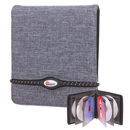 Childrens Toyshop  Third Party New : Lowepro Monaco Grey CD & DVD Case (12)