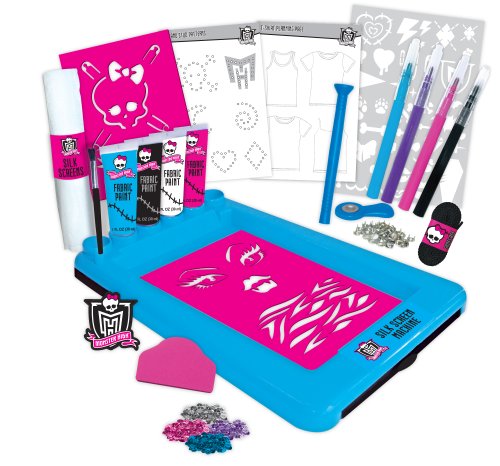 See Fashion Angels Monster High Fashion Design Silk Screen Super Set