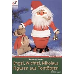 Engel, Wichte, Nikolaus. Figuren aus Tont�pfen