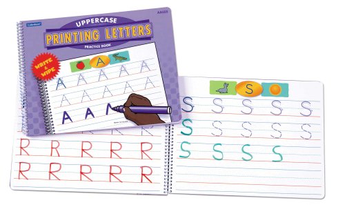 Printing Uppercase Letters Dry-Erase Book