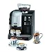 Solis  X100 Compact Schwarz-Silber 2-Tassen-Espresso-Vollautomat