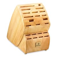 Mundial Solid Wood KB-23 Series 23-Slot Knife Storage Block