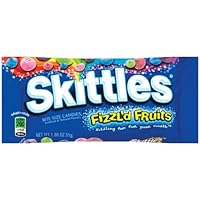 Skittles Fizzl'd Fruits, 1.8-Ounce Boxes (Pack of 24)