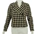 Ellen Tracy Off Center Zip Jacket Espresso Combo 16