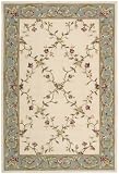 Nourison Citi Limits Ivory Floral Trellis 5-Feet by 7.6-Feet Polyacrylic Area Rug