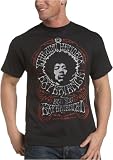 Zion Rootswear Men's Jimi Hendrix Experienced Poster
T-Shirt,Black,Medium