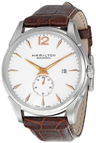 Hamilton Men's H38655515 Jazzmaster Slim White Dial Watch