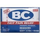 UPC 310158019091 product image for BC Fast Pain Relief Powder, New Formula  - 6 Analgesic Powders ea | upcitemdb.com