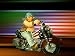 Easy Rider on Harley Davidson Style Motorcycle Cookie Jar