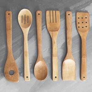 Buy Bamboo Wooden Kitchen Utensil Set now!