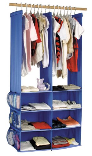 Kolcraft Baby Closet Organizer - Blue