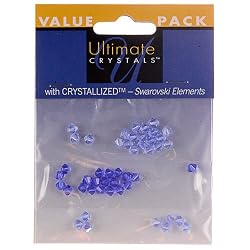 Swarovski Bicone Mix, Blues, 48pc Pkg (Pack of 1)
