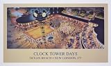 “Clock Tower Days” – The Ocean Beach Poster by Mark Shasha