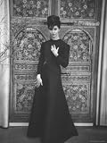2 Way Evening Dress, Worn with or Without Jacket Top, Designed by Student Designer Photographic Poster Print by Joe Scherschel, 12x16