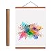 18x24 Poster Frame, Magnetic Light Wood Frame Hanger for Photo Picutre Canvas Artwork Art print Wall Hanging (1 Pack, 18