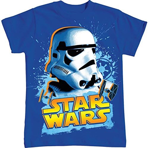 Star Wars Little Boys Storm Trooper Splatter T Shirt (S (6/7))