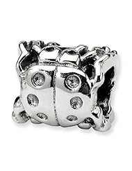 Sterling Silver Ladybug Charm Bead Fits Pandora Chamilia Biagi Bracelet