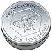 Honey House Solid Lotion Bee Bar (No Added Scent, 2 oz) New in Silver Embossed Tin Case