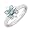 Sterling Silver Stackable Expressions Blue Topaz Ring Size 5