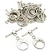 Star Moon Toggle Clasps Antique Silver Plated Approx 9