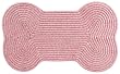 PINK - Bone-Shaped Braided Rugs