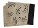 Kitchen & Housewares : Tulip Creations Floral Placemats, Black