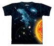 The Mountain Solar System Planets Universe Short Sleeve Tee T-shirt